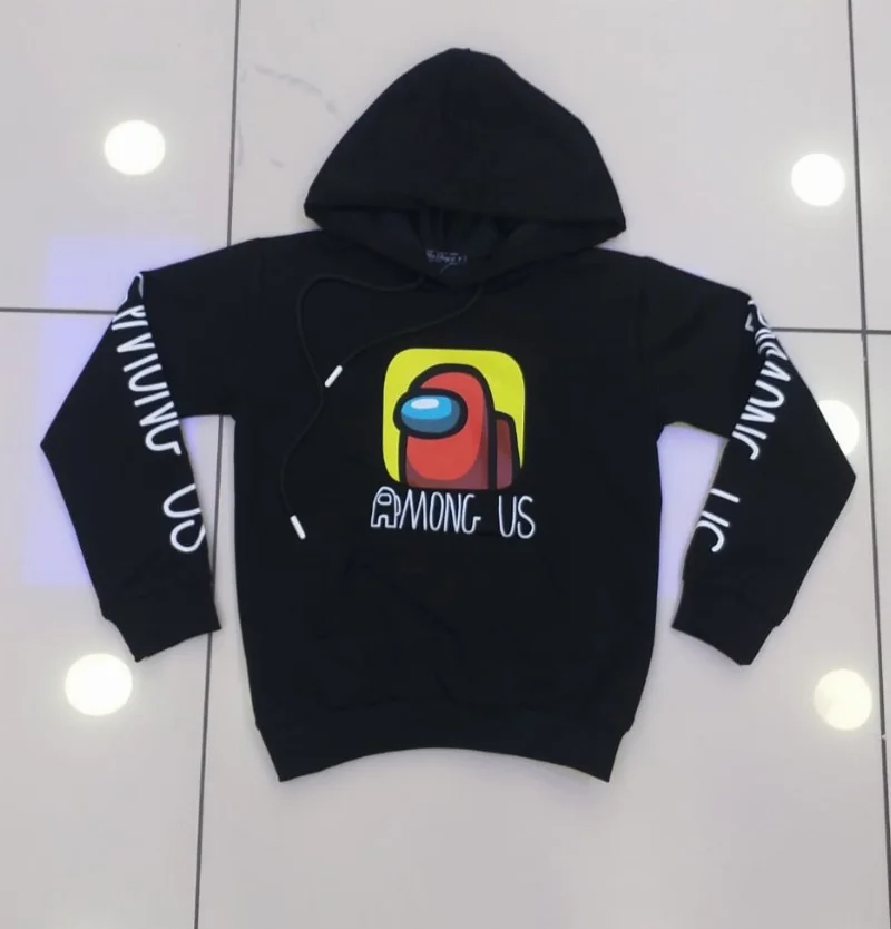 Among Us Hoodie Sweatshirt black