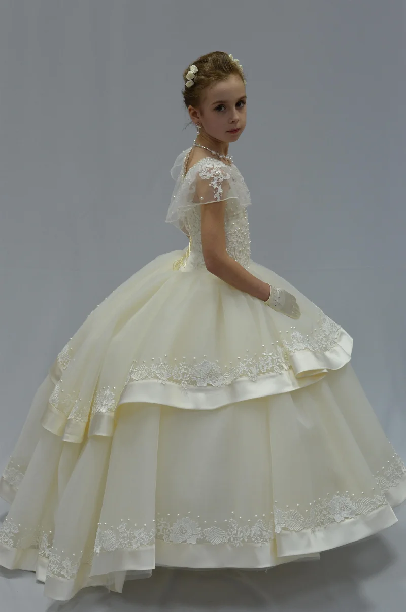 Virginia Formal Graduation Dress with Train