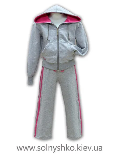 Trousers sports for the girl 1284 gray TM Jersey, Ukraine