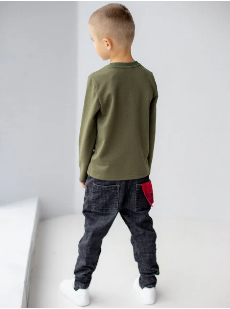 Sweatshirt 10055 khaki