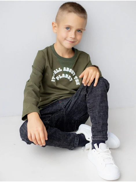 Sweatshirt 10055 khaki