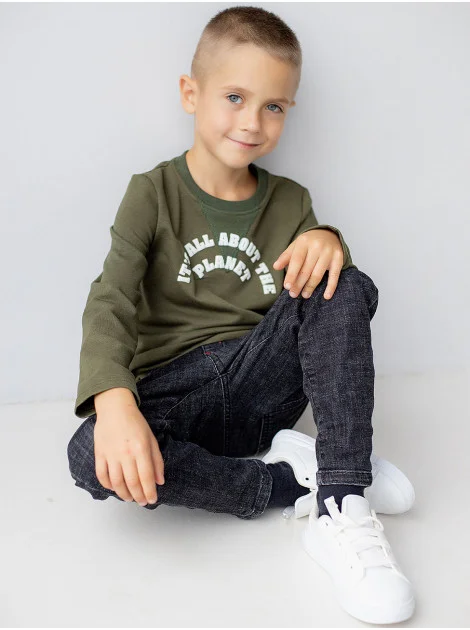 Sweatshirt 10055 khaki