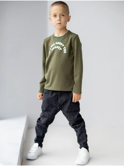 Sweatshirt 10055 khaki