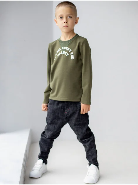 Sweatshirt 10055 khaki
