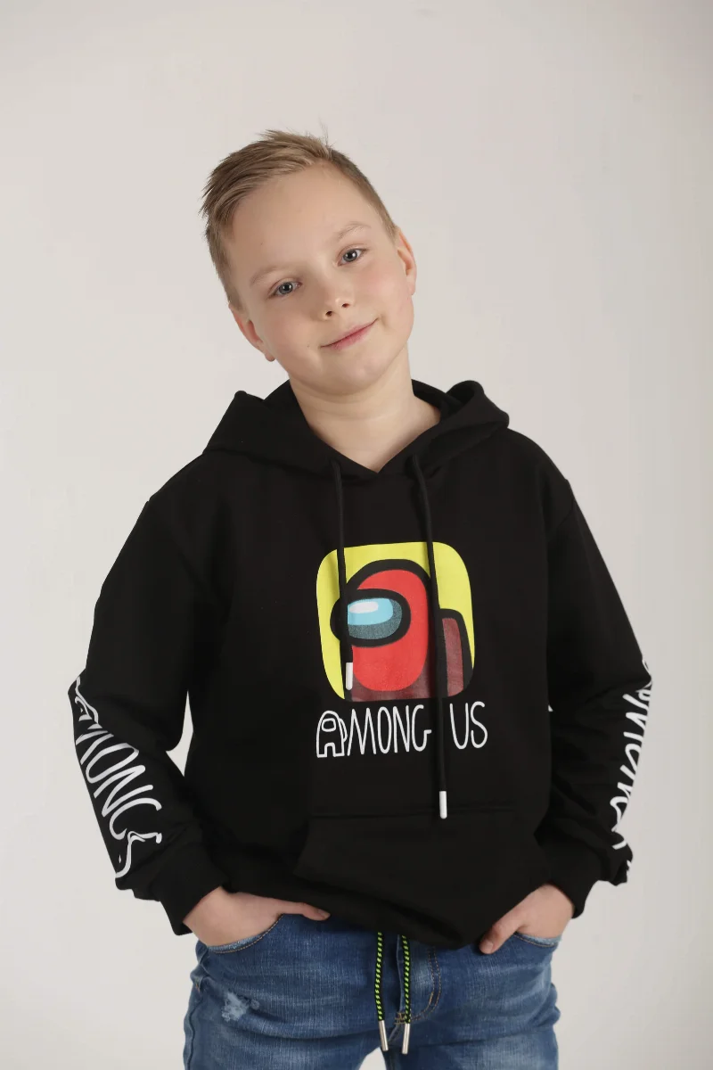 Among Us Hoodie Sweatshirt black