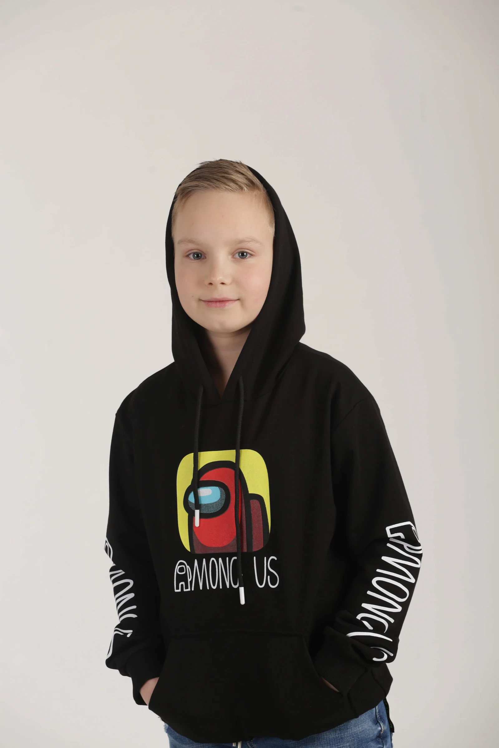 Among Us Hoodie Sweatshirt black