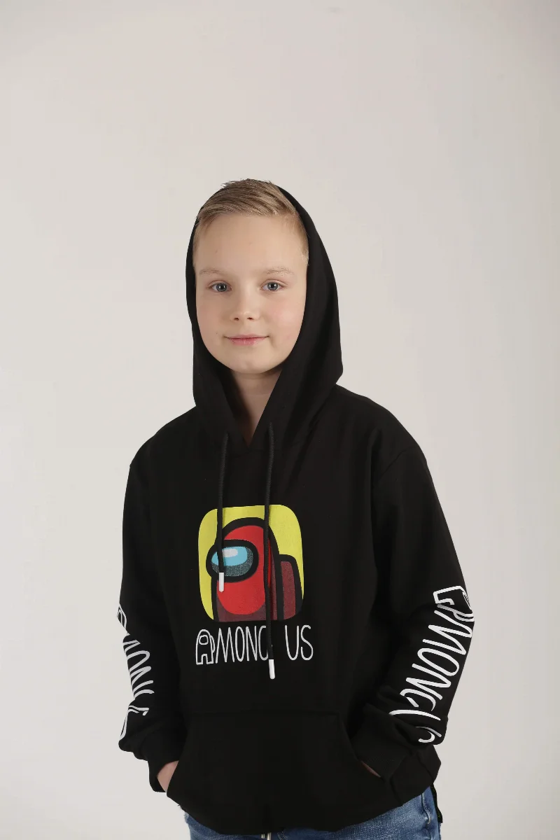 Among Us Hoodie Sweatshirt black