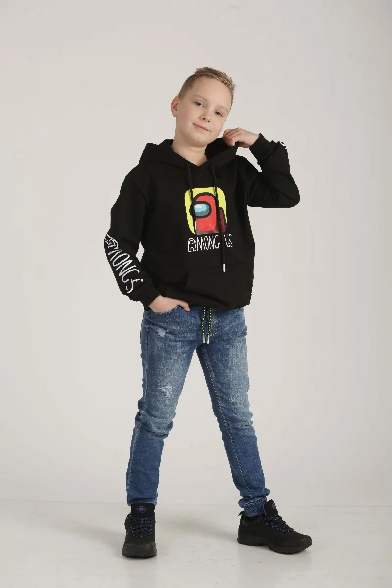 Among Us Hoodie Sweatshirt black
