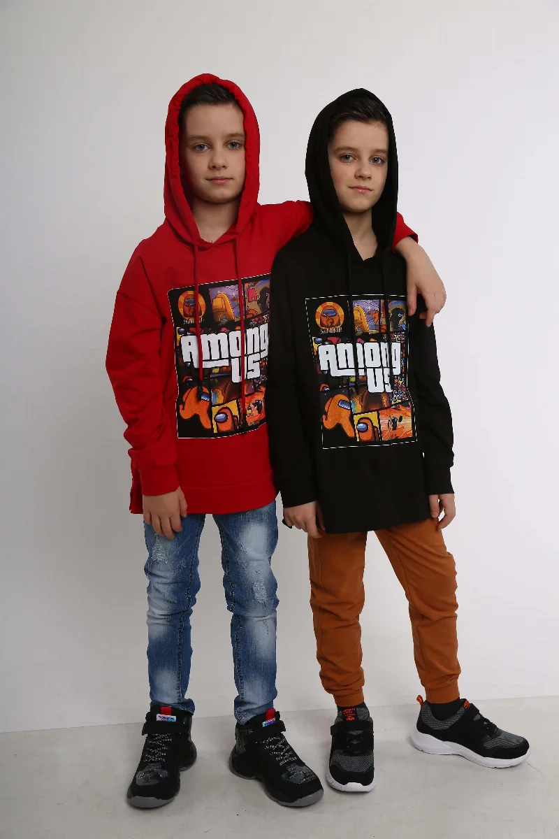 Худі 21716 Among Us чорний