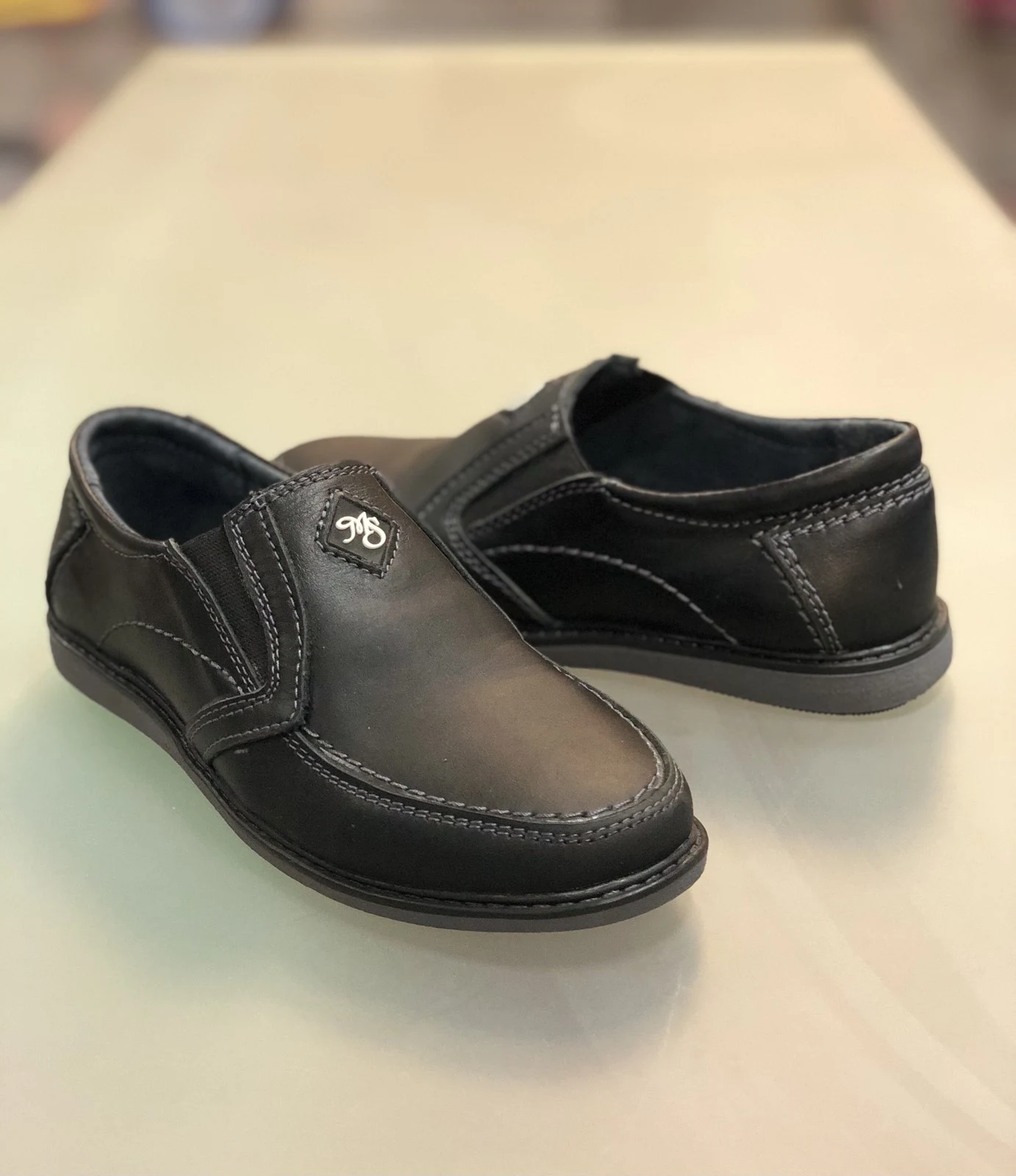 Туфлі мокасини МП30 чорні ТМ Men's Style