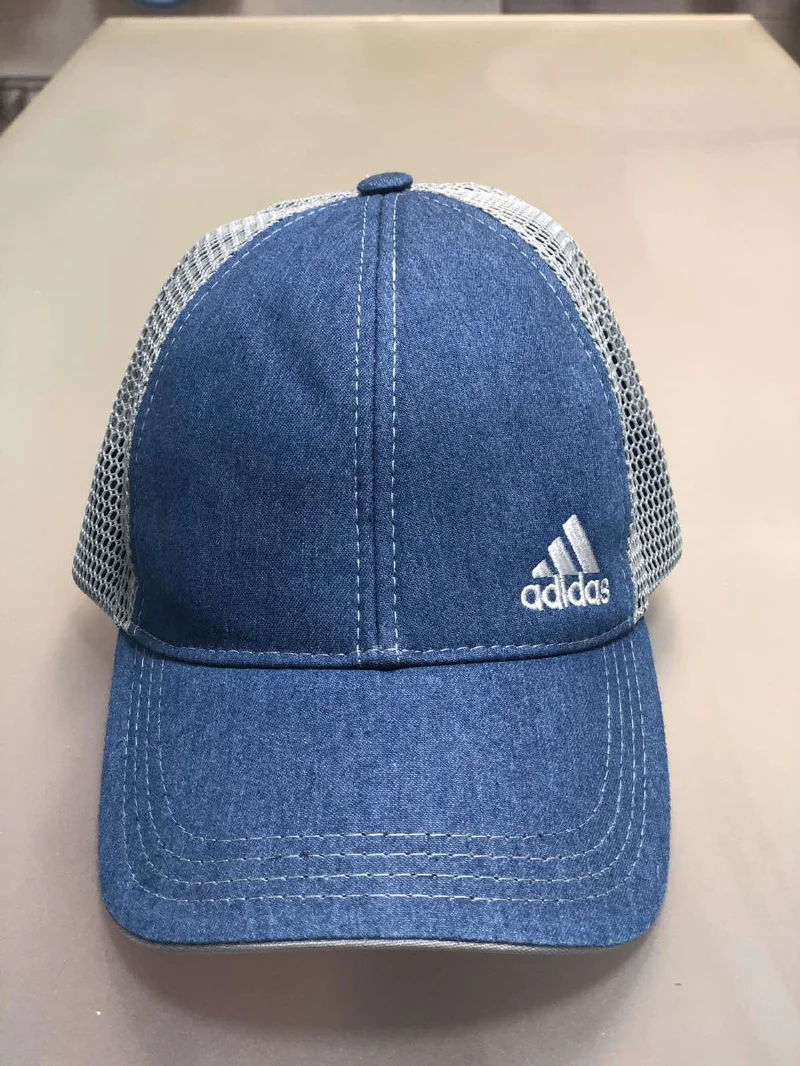 Блайзер кепка сітка №85 Adidas джинс