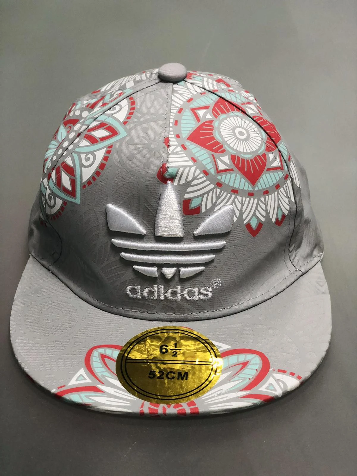 Блайзекр кепка реперка Adidas сірий