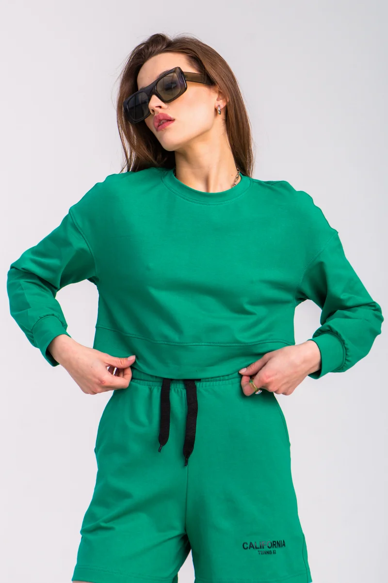 Sweatshirt Lomdao 7164 bright green