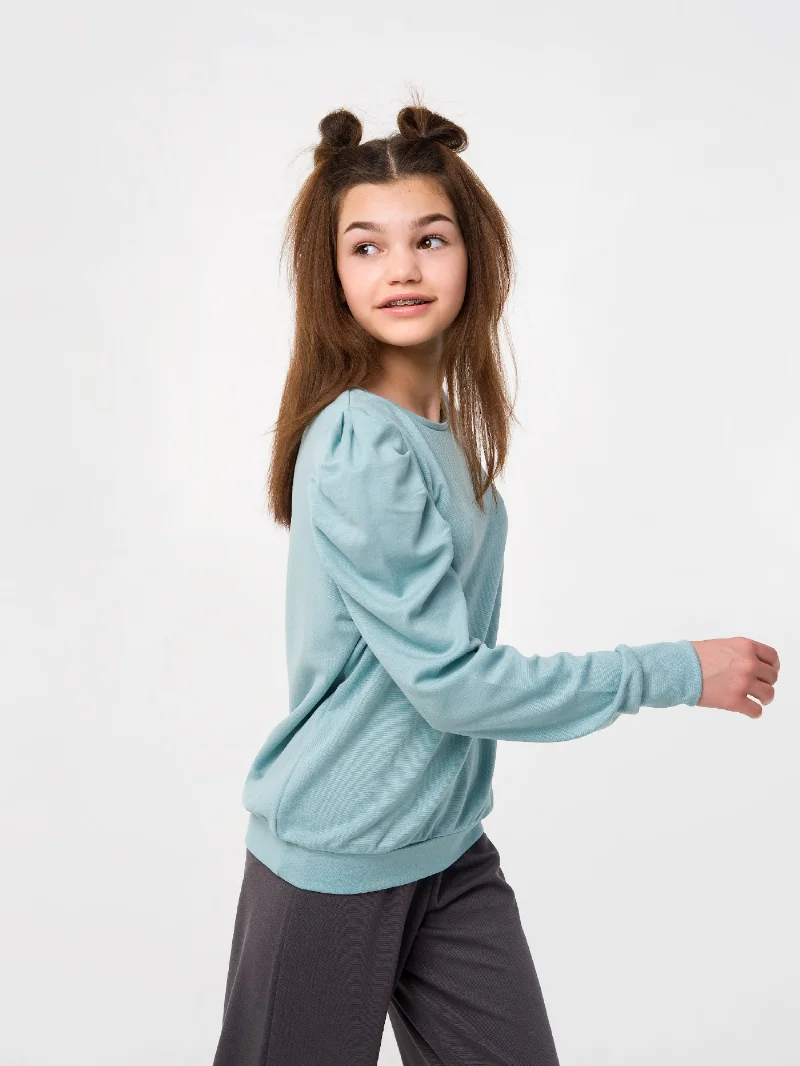 Світшот 116505 сіро-зелений