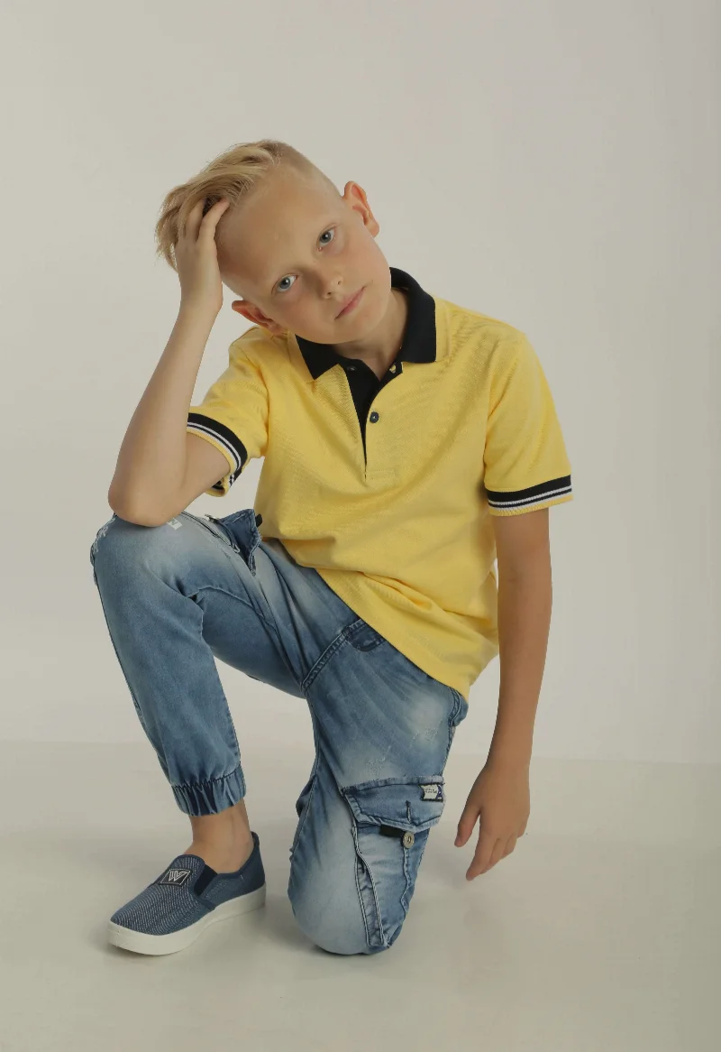 Футболка поло Yellow 16MD жовта