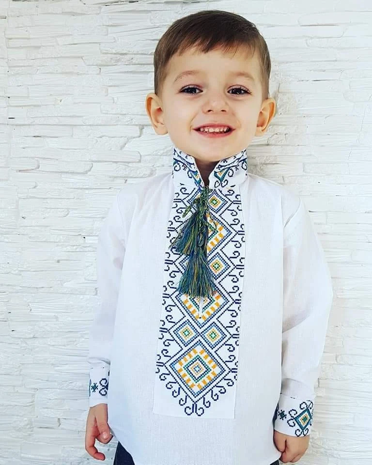 Shirt embroidered shirt for a boy Khariton