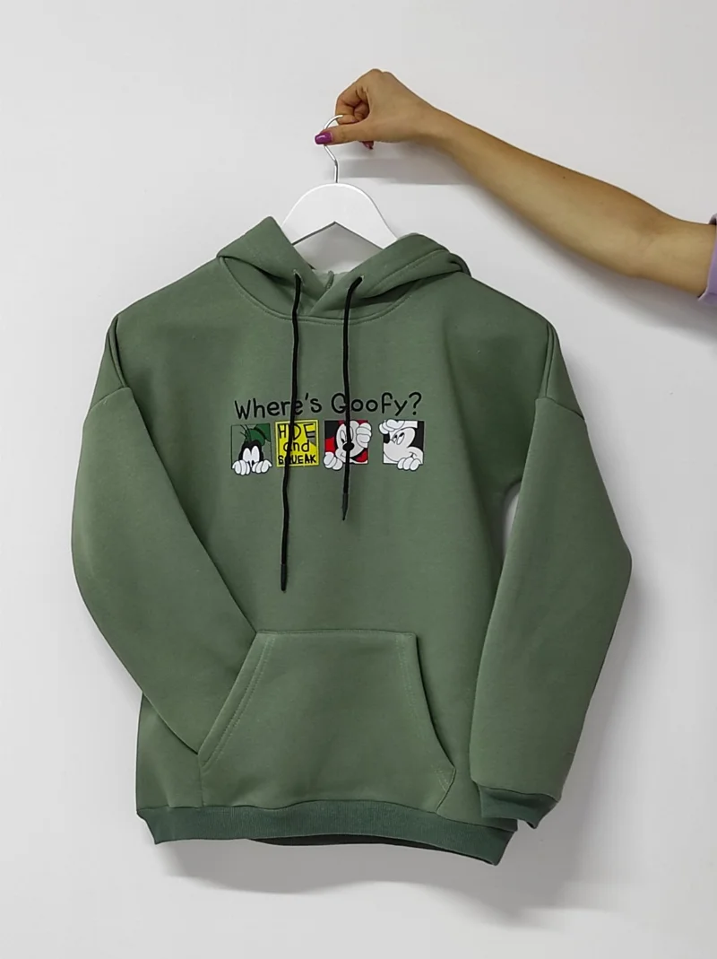 Худі з начосом Goofy 1511 оливка