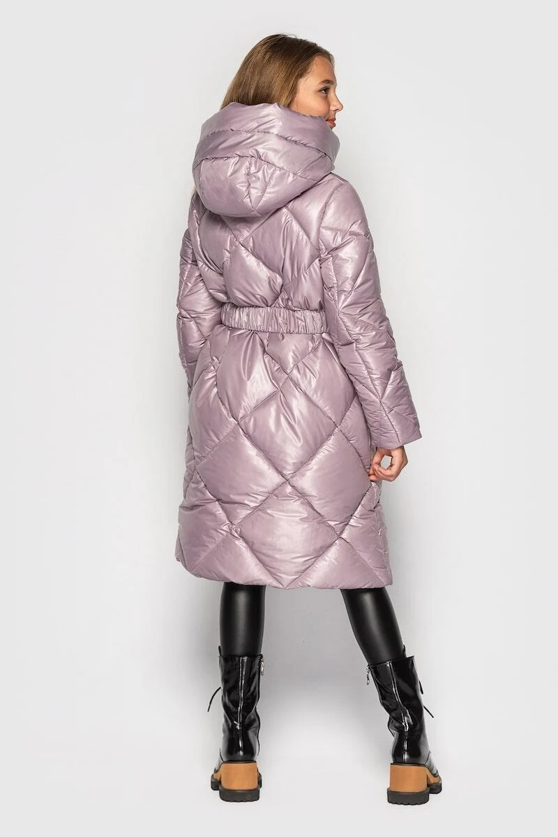 Jacket coat Evelina lilac powder