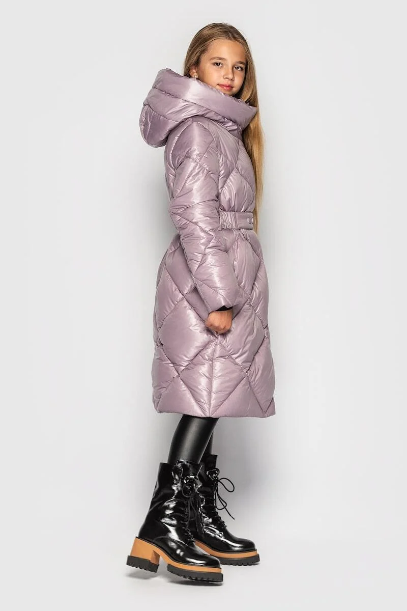 Jacket coat Evelina lilac powder