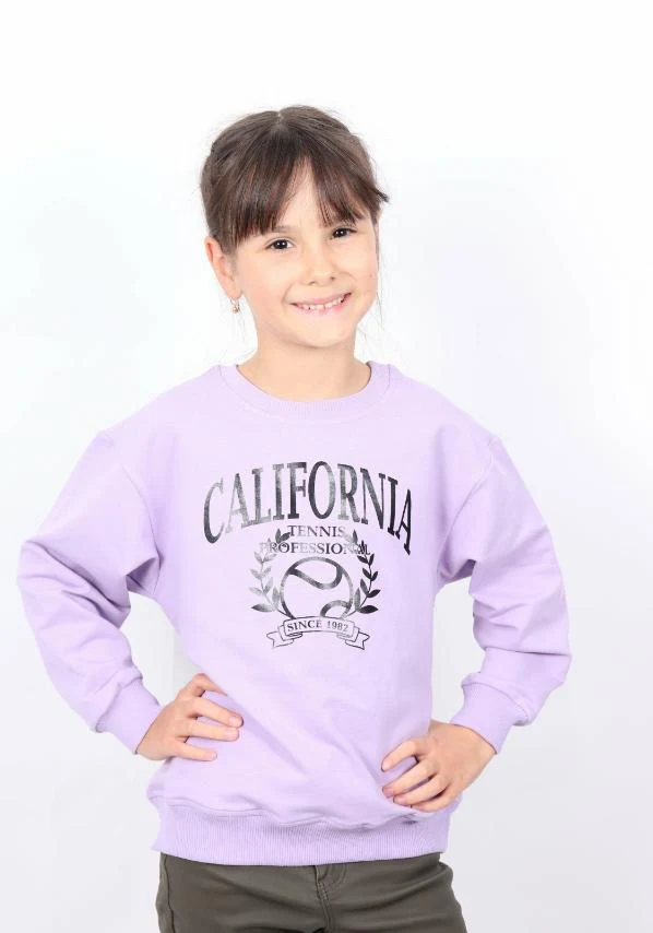Світшот California лаванда