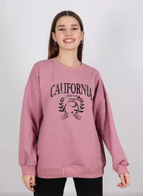 Світшот California пудра 1579