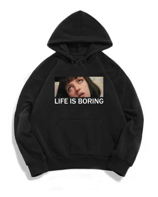 Худі 106-8 Life is boring на флісі
