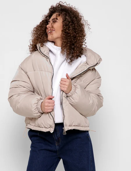 Куртка демісезонна LS-8892-10 бежева