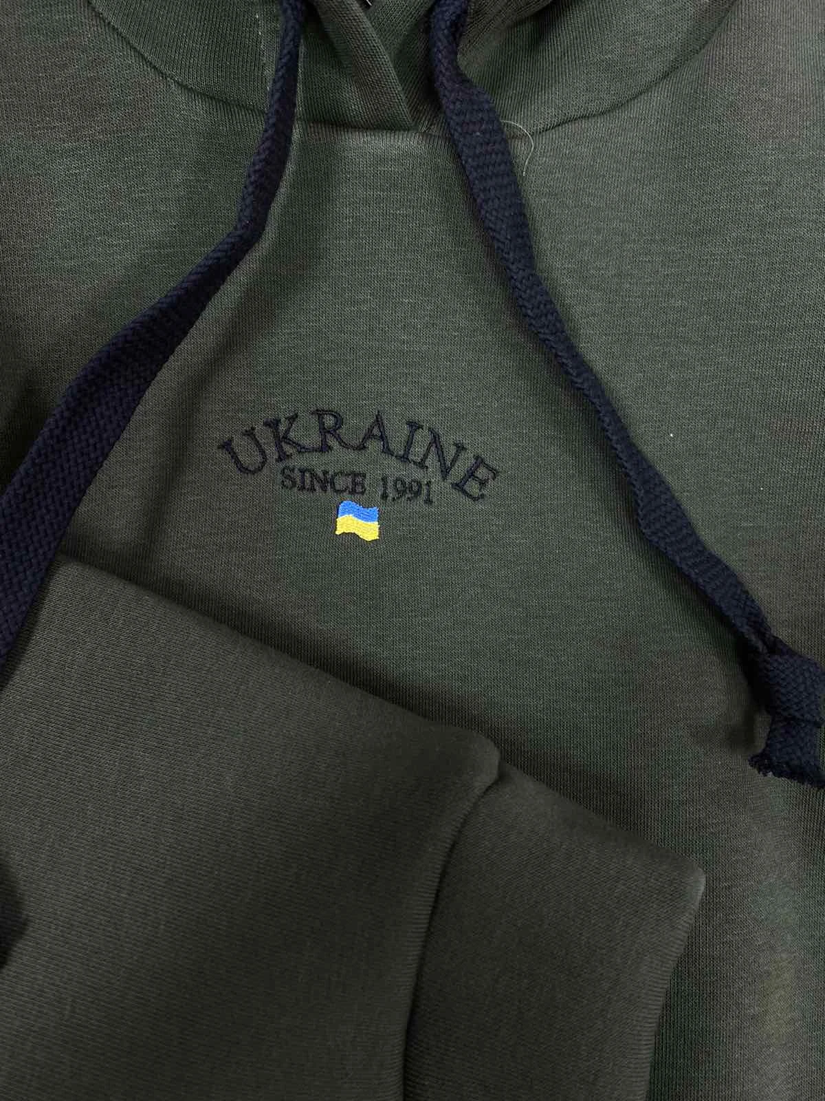 Худі хакі з начосом Ukraine 1736