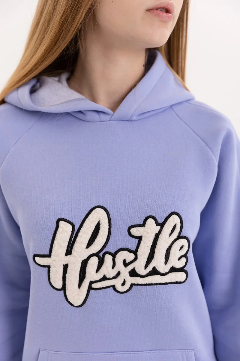Худі Hustle лаванда