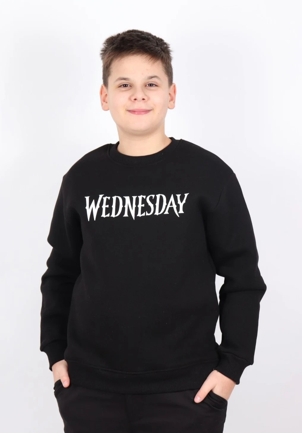 Світшот WEDNESDAY чорний М