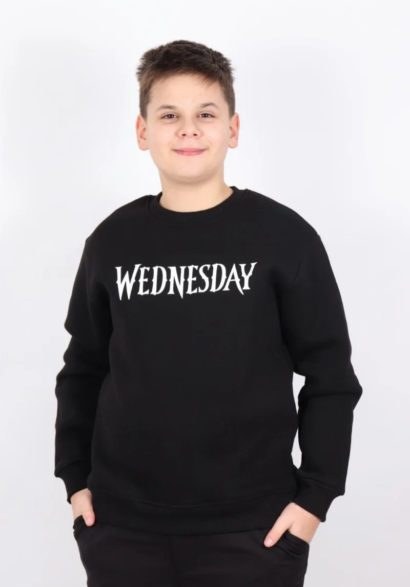 Світшот WEDNESDAY чорний М
