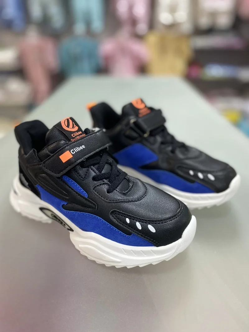 Кросівки black-blue E-72