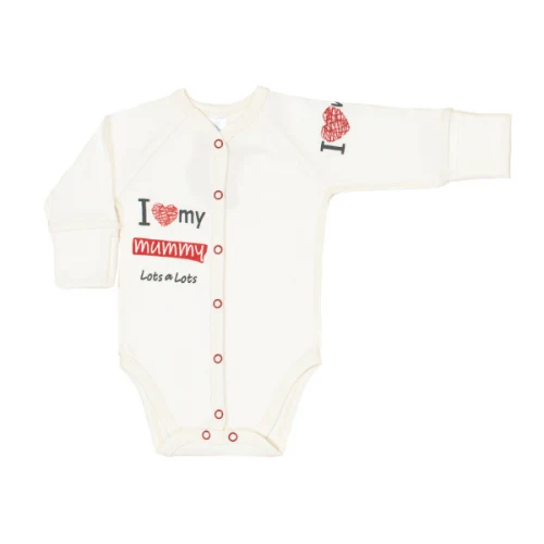 Боді I love my mammy 102.81-7 червоний
