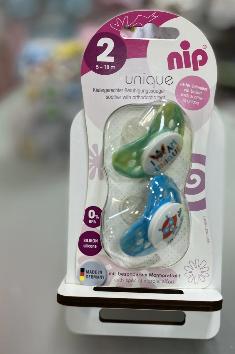 Orthodontic silicone pacifier for a newborn 5-18 months 2 pcs 31313