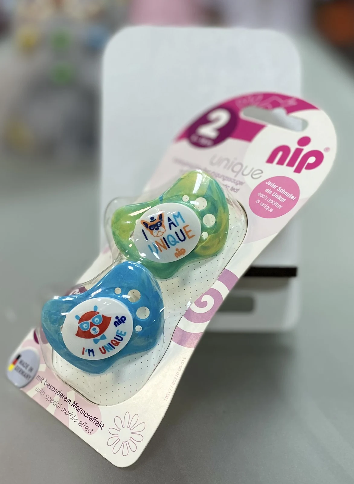 Orthodontic silicone pacifier for a newborn 5-18 months 2 pcs 31313