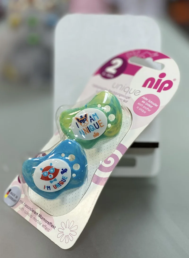 Orthodontic silicone pacifier for a newborn 5-18 months 2 pcs 31313