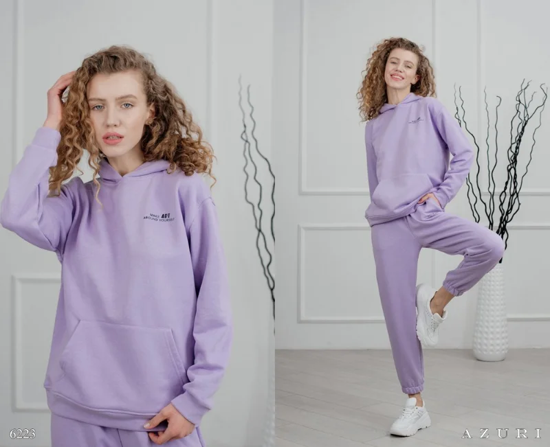 Спортивний костюм фіолетовий 6223/6224