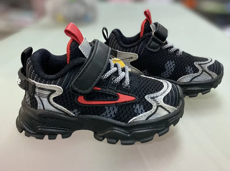 Кросівки E-107 black-red