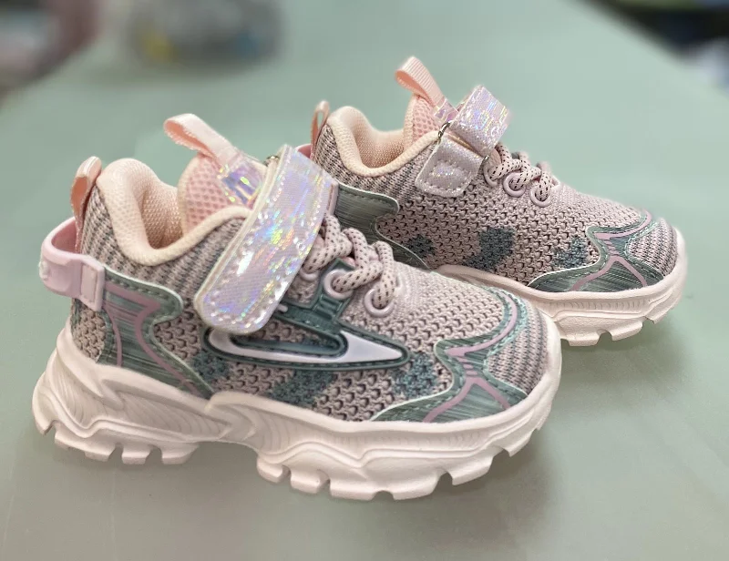 Кросівки E-107 pink-grey