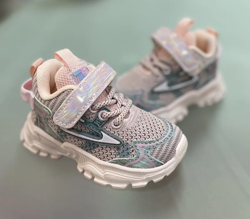 Кросівки E-107 pink-grey