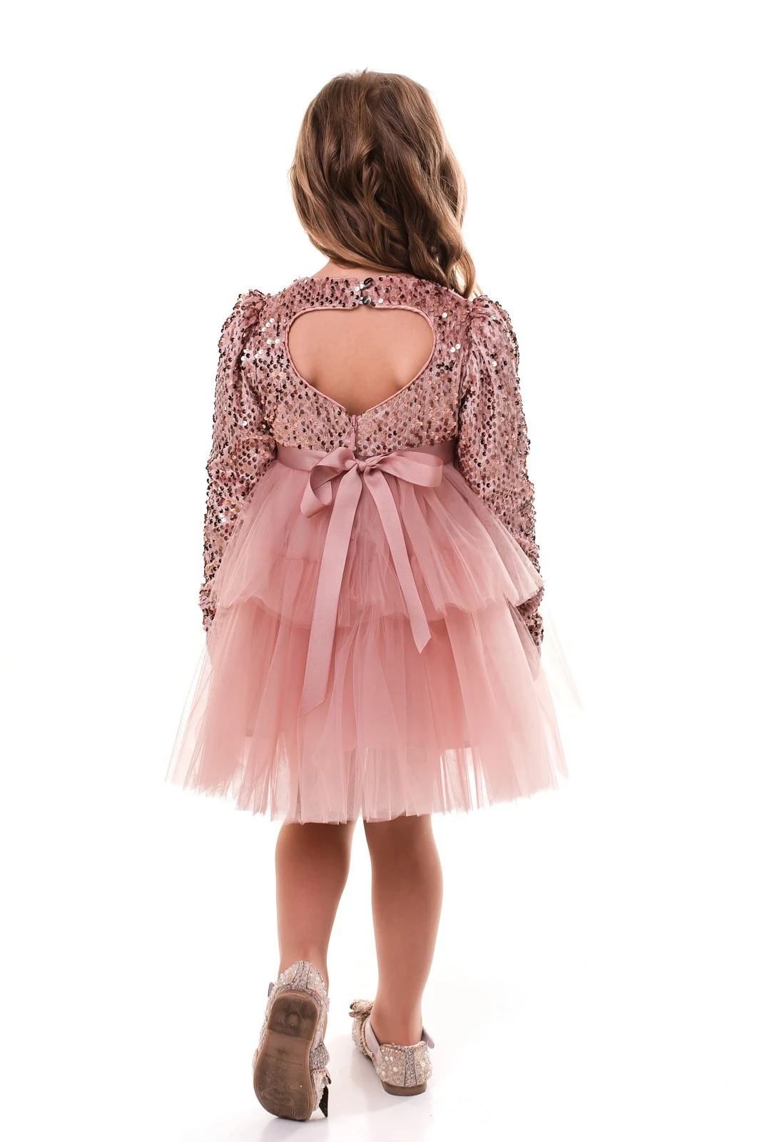 Сукня ошатна Вілена пудрова