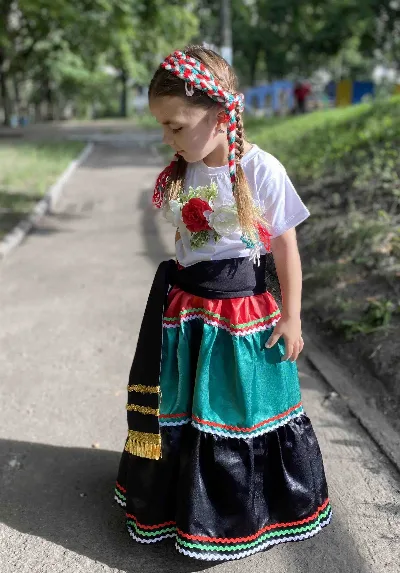 Mexican traditional costume for girls