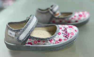 Туфлі текстильні тапочки 360-284 Diana