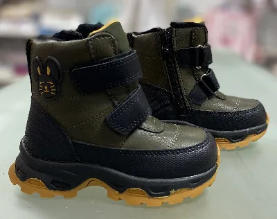 Зимние ботинки HA563 хаки