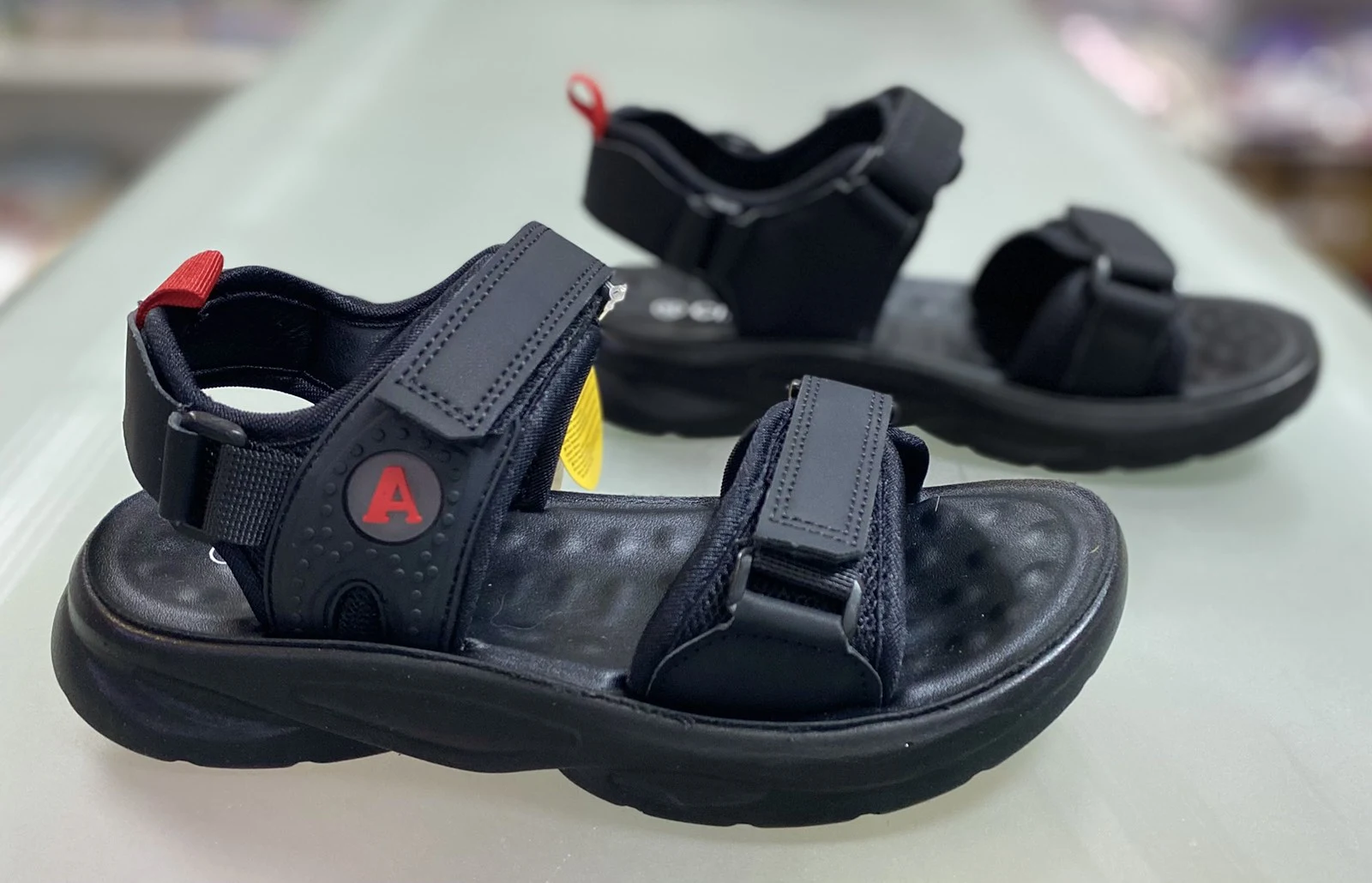 Босоніжки ZD2210-4 black/red