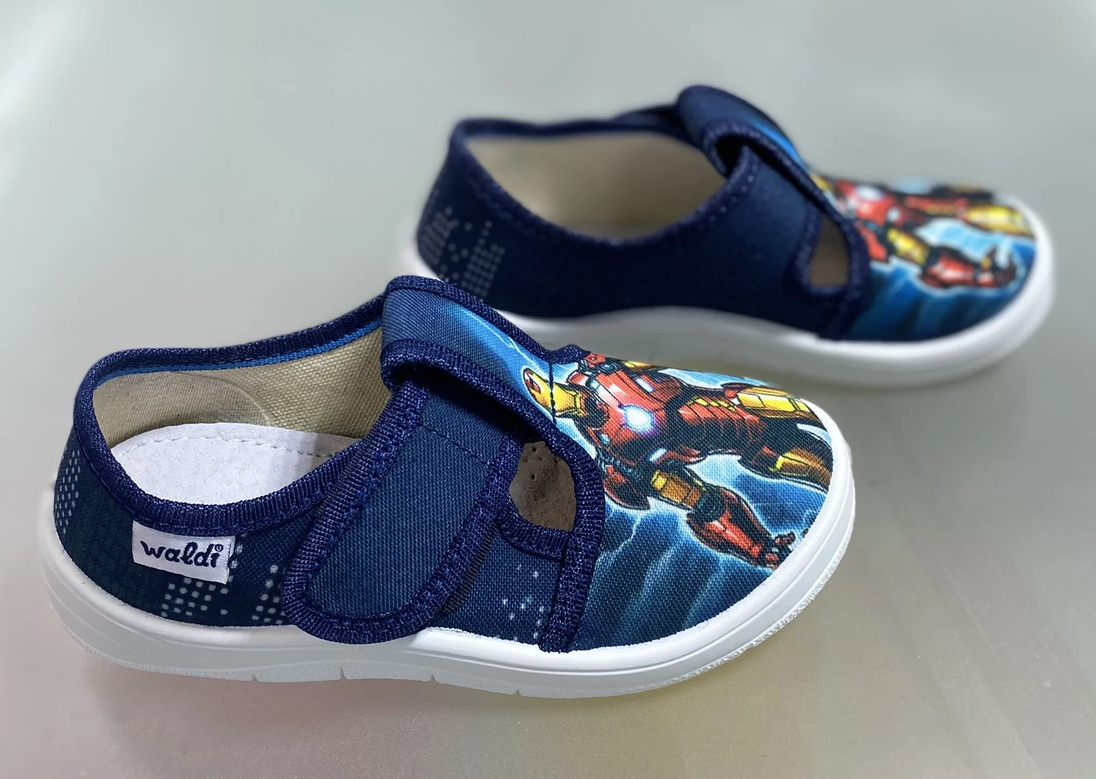 Iron Man textile slippers 360-605 Grisha
