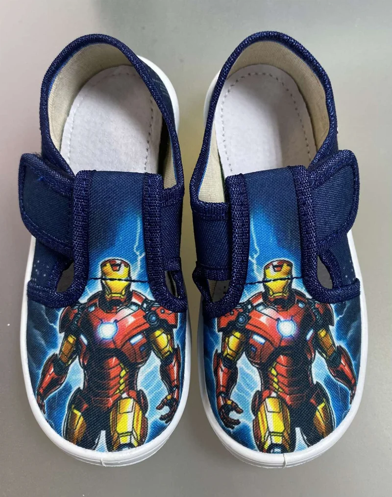 Iron Man textile slippers 360-605 Grisha