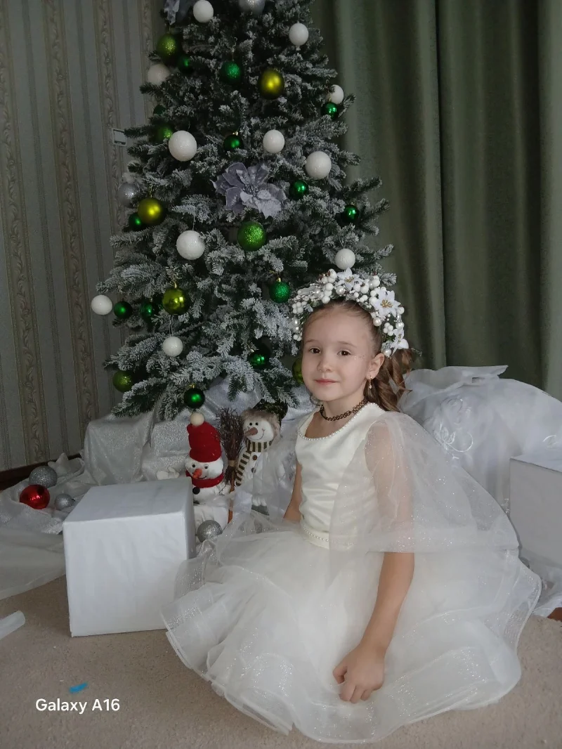 Сукня Блиск Крила Сніжинка айворі