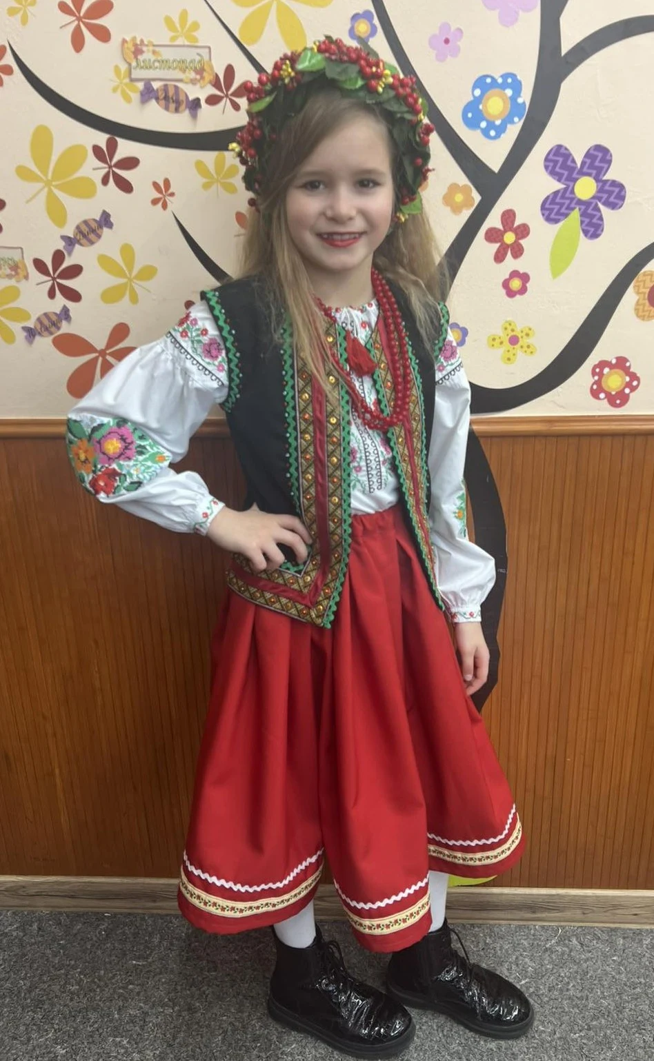 Костюм Українка смарагдова Дарина