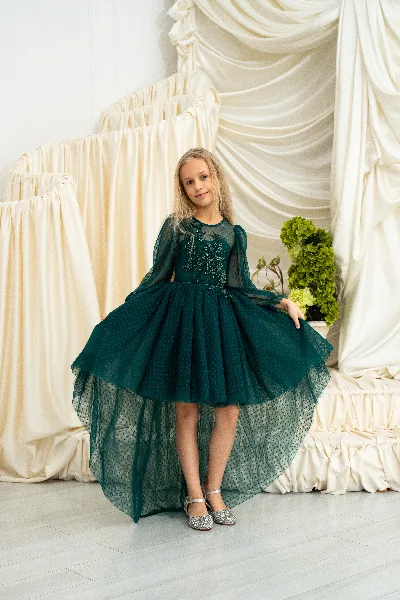 Evening dress 15711 for girls